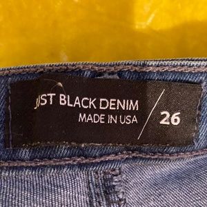 Wide leg, Just black denim pants